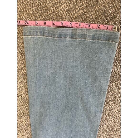 Altr’d State high rise wide leg button fly faded heart jeans 28/7 - Picture 7 of 10